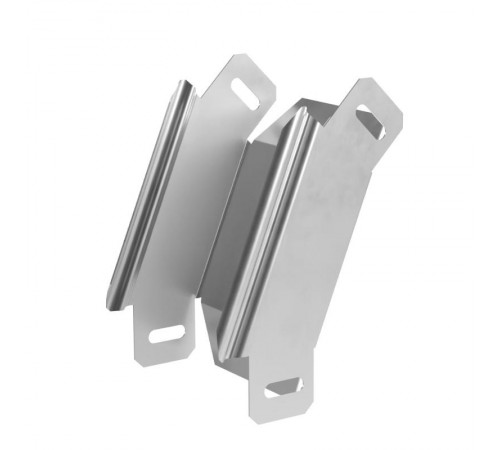 Угол вертикальный внешний 90 градусов Стандарт INOX (AISI 304) 150х50  PR16.2991  Промрукав