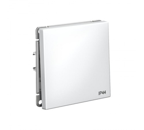 ArtGallery Белый Переключатель 1-клавишный IP44, 10АХ, механизм, быстрозажим. клем.  GAL440161S  SE