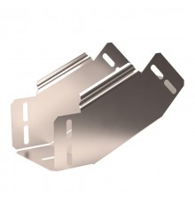 Угол вертикальный внутренний 45 градусов Стандарт INOX (AISI 409) 100х80  PR16.3315  Промрукав