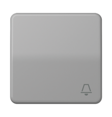 Клавиша с символом "звонок"; серая  CD590KGR  Jung