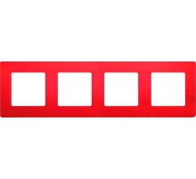 Etika Красная Рамка 4-ая  672534  Legrand