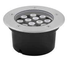 SP4114 Светильник тротуарный,12LED теплый белый,12W,180*H85mm,вн.диаметр:130mm,IP67  32021  FERON