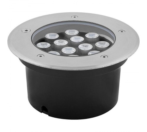 SP4114 Светильник тротуарный,12LED теплый белый,12W,180*H85mm,вн.диаметр:130mm,IP67  32021  FERON