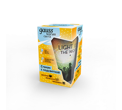 Светильник настольный Стакан с подсветкой модель LCUP Party 3XLR44 LED  LC004  Gauss