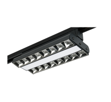 Светильник светодиодный трековый PTR 2260R 1F2S 60w 3000K 60°,120°,60° BL (чёрный) 280mm IP40  .5039551  Jazzway