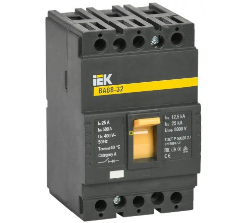 Авт. выкл. ВА88-32  3Р  25А  25кА    SVA10-3-0025  IEK