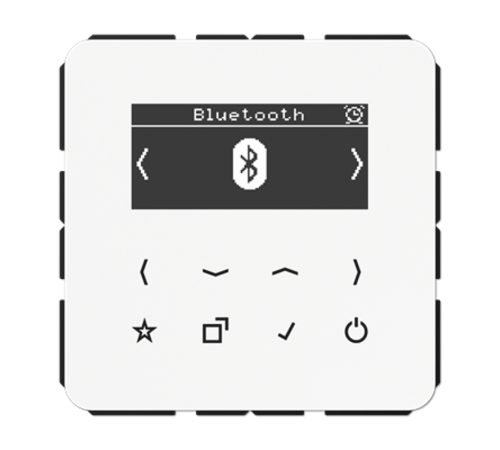 Цифровое радио DAB + с поддержкой Bluetooth DABCDBTWW Jung