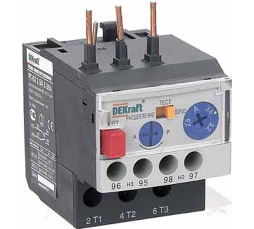 Реле электротепл. для конт. 09-18A 0,90-1,20А РТ-03   23107DEK  DEKraft