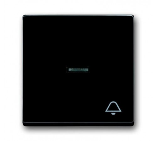 Клавиша для механизма 1-клавишного выкл./перекл./кнопки, с символом "ЗВОНОК", серия solo/future, цве антрацит  1751-0-2932   2CKA001751A2932  ABB