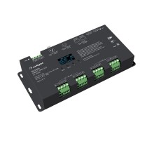 Декодер SMART-DMX-SUF (12-24V, 12x5A, XLR3, RJ45) (arlight, IP20 Металл, 5 лет)  033768  Arlight