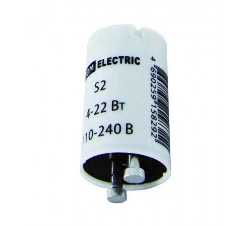 Стартер S2 4-22Вт 110-240В мед. контакты   SQ0351-0023  TDM