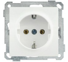BOLERO белый Розетка с/з 16А РС11-1-0-Б  ERB11-K01-16-1  IEK