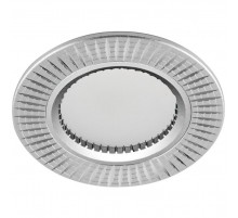 Светильник точечный встраиваемый под лампу GS-M369S MR16 50W G5.3 серебро  17933  FERON