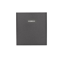 Выключатель STRONG 1 кл перекрестный (переключатель) с подсветкой 10А с/у графит  KR-78-0718-6  Kranz