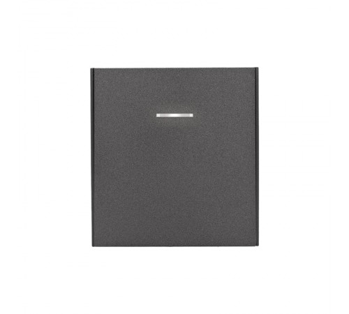 Выключатель STRONG 1 кл перекрестный (переключатель) с подсветкой 10А с/у графит  KR-78-0718-6  Kranz