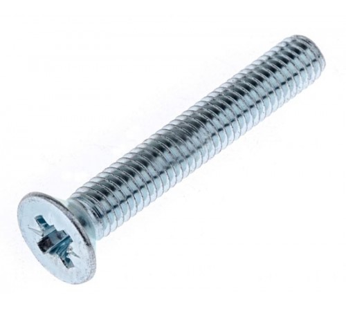 Винт DIN965 с потайной головкой оцинк. М5х50 (8 шт) - пакет ( 0,059 кг)  102997  Tech-KREP