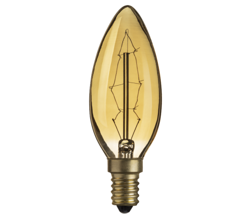 Лампа накаливания ЛОН 40Вт Е14 230В NI-V-C-C-40-230-E14-CLG  71953  Navigator