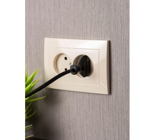 Валенсия розетка 2-местная б/з 10А кремовая с защ. штор. EKF PROxima   EWR10-102-20   EKF