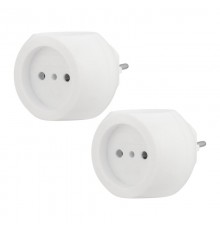 Набор тройников электрических Шар, 6 А, белый (2 шт./уп.)  11-1063-2  REXANT