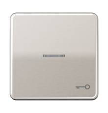 Клавиша с окошком и символом "ключ" для выключателей с подсветкой; платина  CD590KO5TPT  Jung