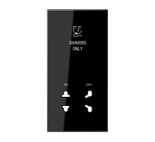 накладка бритвенной розетки черная SOLS7522SWPL Jung