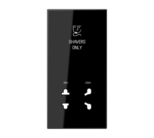 накладка бритвенной розетки черная SOLS7522SWPL Jung