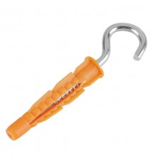 Шуруп-полукольцо 5х40 с универсальным дюбелем 8,0х51 (2шт) - пакет  114329  Tech-KREP