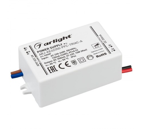 Блок питания ARJ-KE42350-PFC-TRIAC-A (15W, 350mA)  028280  Arlight