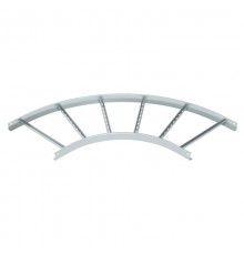 Угловая секция 90° лестничного лотка 60х500 мм R=500 мм (LB 90 650 R5 FS)  6211428  OBO Bettermann