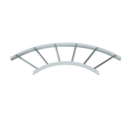 Угловая секция 90° лестничного лотка 60х500 мм R=500 мм (LB 90 650 R5 FS)  6211428  OBO Bettermann