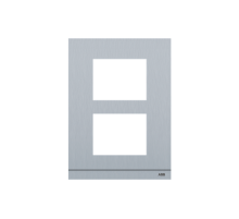 Рамка станции вызова, размер 1/2, серебристый  2TMA200160A0011  ABB