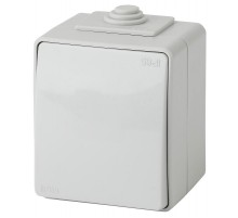 Переключатель IP65, 10АХ-250В,11-1603-03, ОУ, Эра Эксперт, Серый  Б0035975  ЭРА