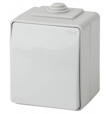 Переключатель IP65, 10АХ-250В,11-1603-03, ОУ, Эра Эксперт, Серый  Б0035975  ЭРА