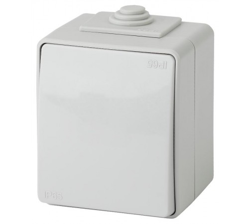 Переключатель IP65, 10АХ-250В,11-1603-03, ОУ, Эра Эксперт, Серый  Б0035975  ЭРА