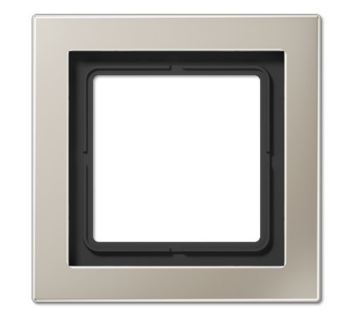 Рамка для вертикальной и горизонтальной установки, 1 пост; металл; нержавеющая сталь; LS Design  ESD2981  Jung