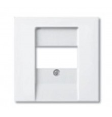 ABB Basic 55 Альп. белый Накладка аудиорозетки и ТЛФ/комп ТАЕ розеток  1724-0-4275   2CKA001724A4275  ABB