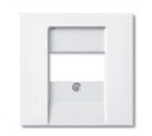 ABB Basic 55 Альп. белый Накладка аудиорозетки и ТЛФ/комп ТАЕ розеток  1724-0-4275   2CKA001724A4275  ABB