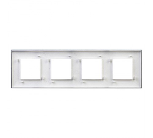 Рамка ARTLEBEDEV, "Avanti", "Закаленная сталь", 8 модуля  4404908  DKC