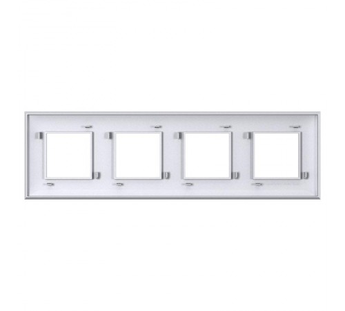 Рамка ARTLEBEDEV, "Avanti", "Закаленная сталь", 8 модуля  4404908  DKC