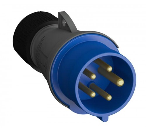 Вилка кабельная Easy&Safe 432EP9,32А,3P+N+E,IP44,9ч2CMA101997R1000 ABB