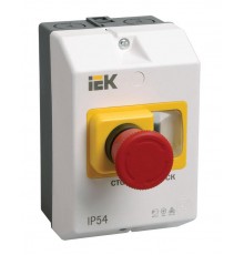 Оболочка защитная с кнопкой "Стоп" IP54  DMS11D-PC55  IEK