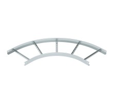 Угловая секция 90° лестничного лотка 60х400 мм R=500 мм (LB 90 640 R5 FS)  6211426  OBO Bettermann