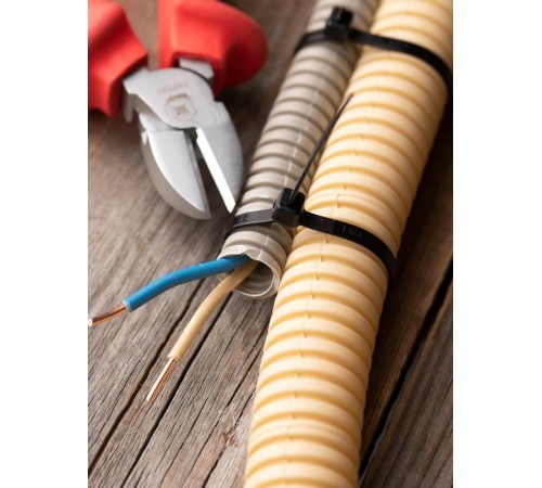 Хомут P6.6 стандартный (ч), 8.8x400 (100шт) FlexLock PROxima  plc-fl-ctsb-8.8x400  EKF