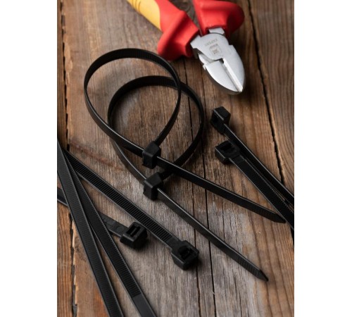 Хомут P6.6 стандартный (ч), 8.8x400 (100шт) FlexLock PROxima  plc-fl-ctsb-8.8x400  EKF