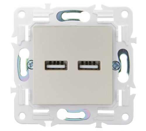 SKANDY Розетка USB A+A 3,1А SK-R15Sh шампань  SK-U21-D31-K37  IEK