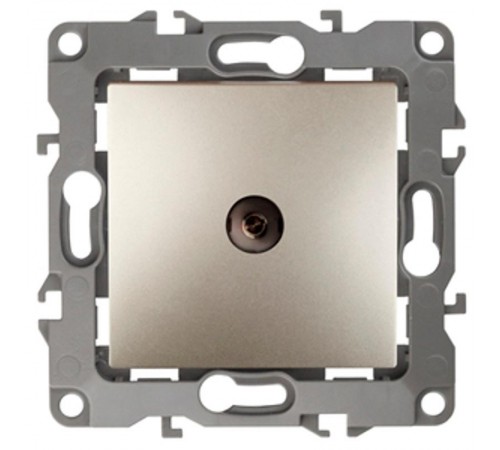 Розетка TV 12-3101-04 одиночная,  шампань  Б0014708  ЭРА