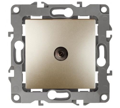 Розетка TV 12-3101-04 одиночная,  шампань  Б0014708  ЭРА