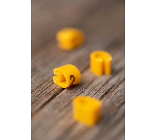 Маркер-кабельный 6,0кв.мм "2"(500шт.) (ЕС-3) EKF PROxima  plc-KM-6-2  EKF