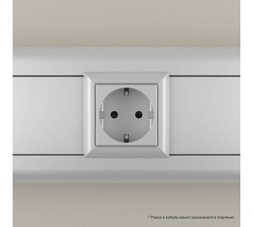 Розетка модульная, 2P+E, с з/ш, "Avanti", "Закаленная сталь", 2 модуля  4404002  DKC