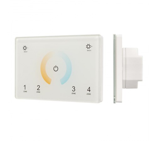 Панель Sens SMART-P81-MIX White (230V, 4 зоны, 2.4G) (Arlight, IP20 Пластик, 5 лет)  028400  Arlight